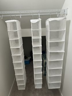 Hanging Shoe Organizers for Closets