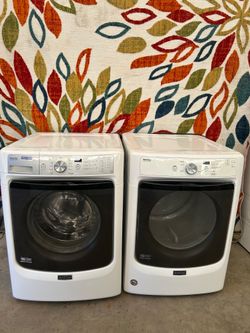 Maytag washer and dryer laundry