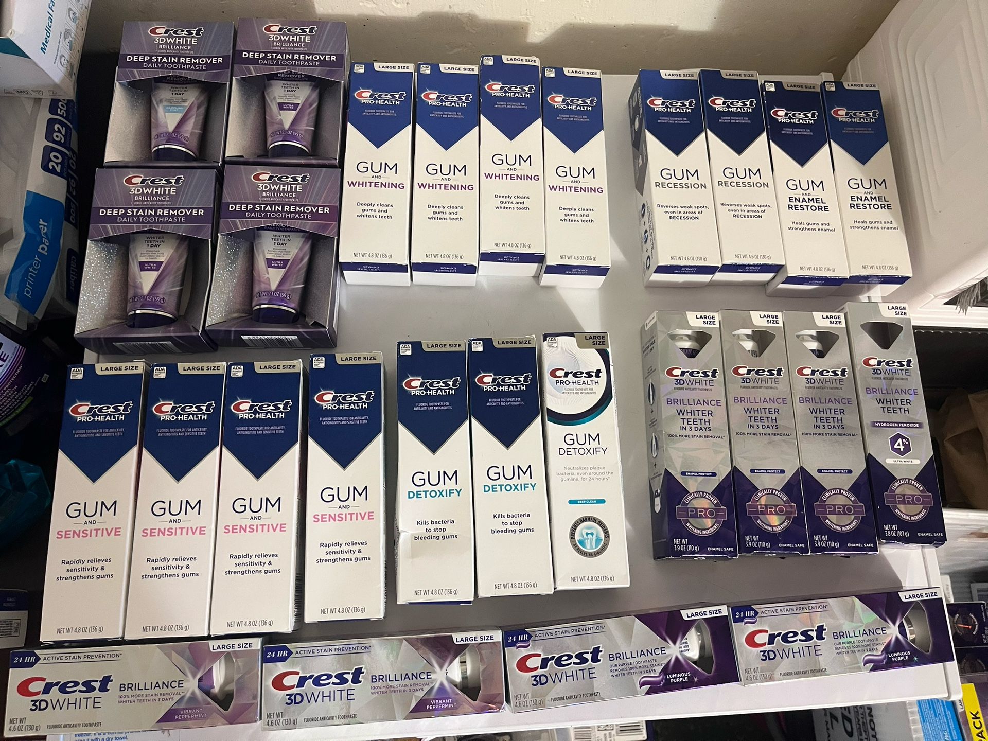 Crest Toothpaste Any 4 Pack $15 Or 10/$35