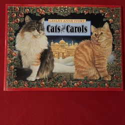 “Cats and Carols” Hardback Book-NEW