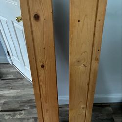 2 wood shelves 46 length , 7 inch width by 3/4