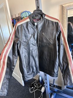 Motorcycle Black Leather Jacket