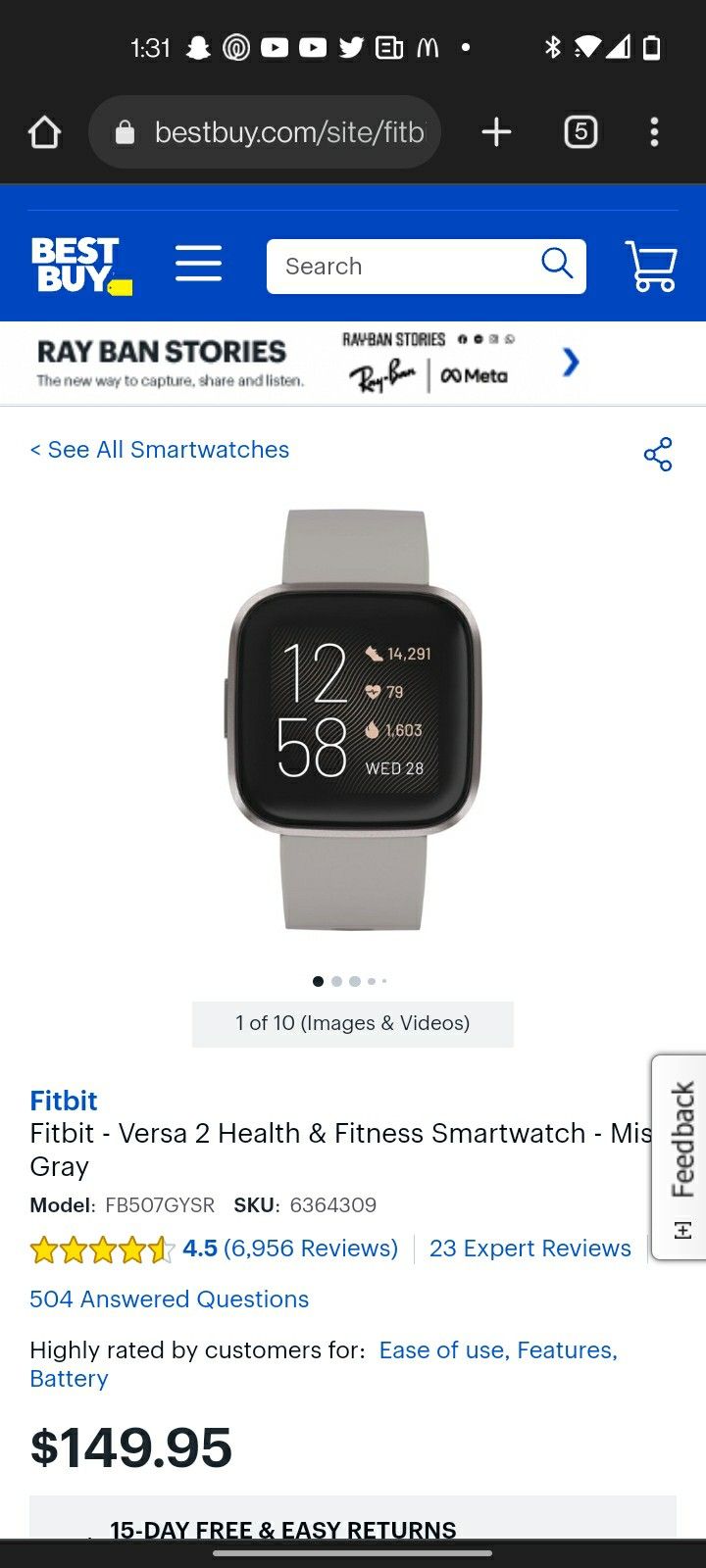 Fitbit Versa 2