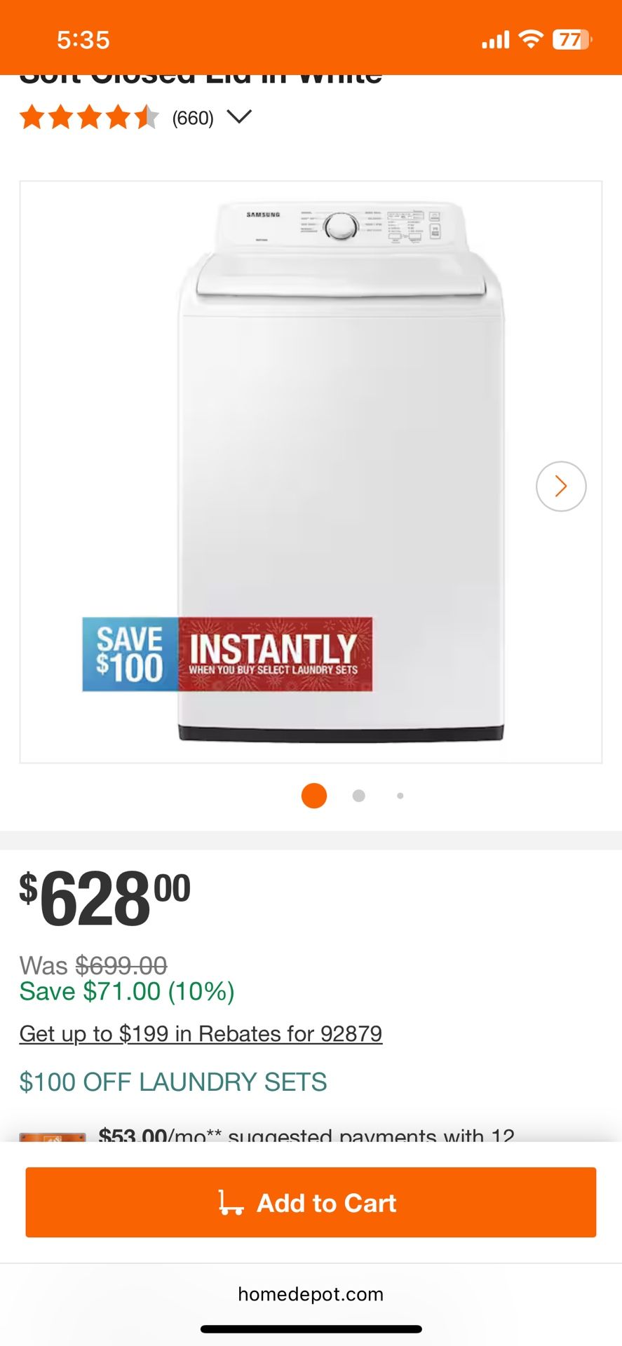 Samsung Washer