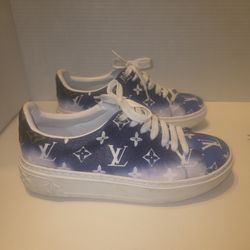 louis vuitton time out Womens Shoes Size 9 Denim sneaker 
