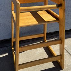 Wooden High Chair 