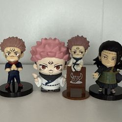 Jujutsu Kaisen mini figurine bundle sukuna yuji and kenjaku 