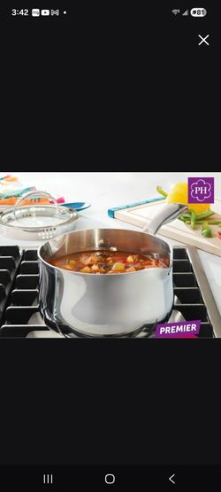 OLLA DE 2 QT DE ACERO INOXIDABLE TRI PLY PRINCESS HOUSE 🌻