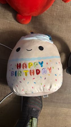 designer happy birthday squishmallows with sprinkles