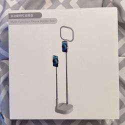 Phone Holder with Stand and Built in Light Box Multi Functionalm