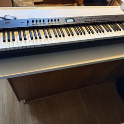 Roland RD-88 88-Key Digital Stage Piano w/ Pedal Power Cable Manual EUC.
