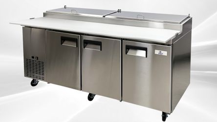 NSF Pizza Prep Table Refrigerator 92 ins PICL3