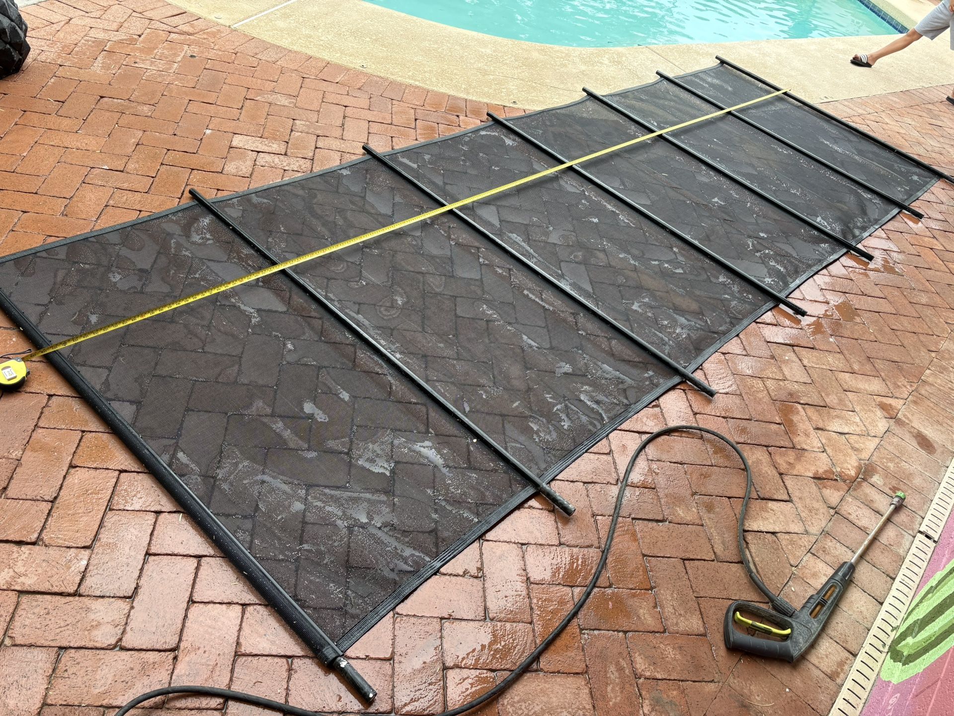 5 Foot Tall Black Mesh Pool Fence