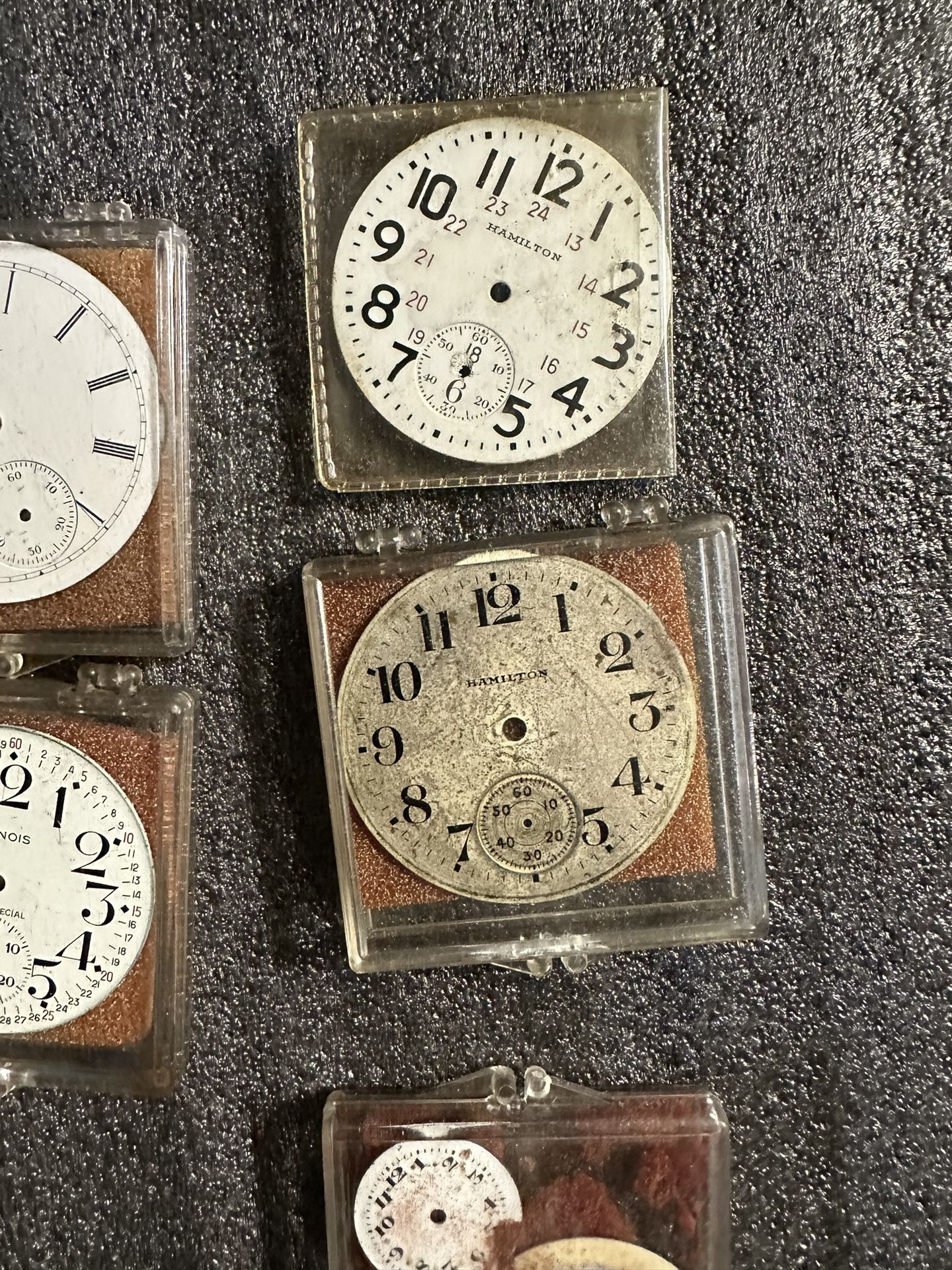 Huge Watchmakers Lot Pocket Watches, Dials, Tools, Clocks, And Much More