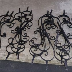 Scrolls Handrail/Fence Decoration Powder Coated Black