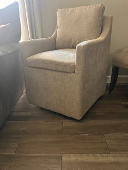 Upholstered Dining Chair- Linen