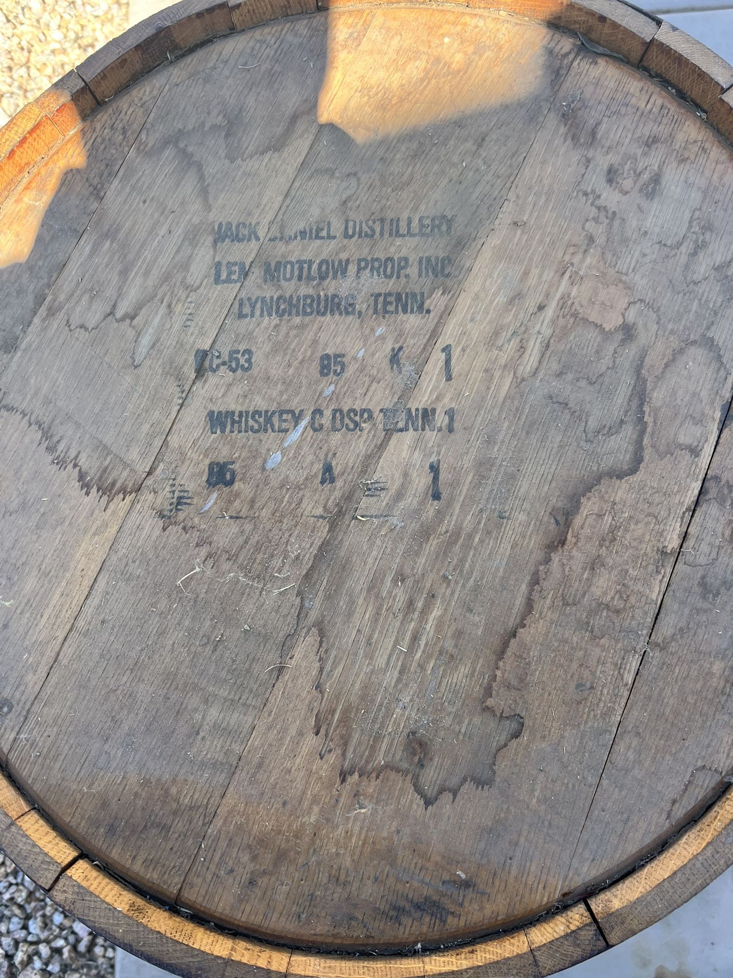 Jack Daniel’s Whiskey Barrel