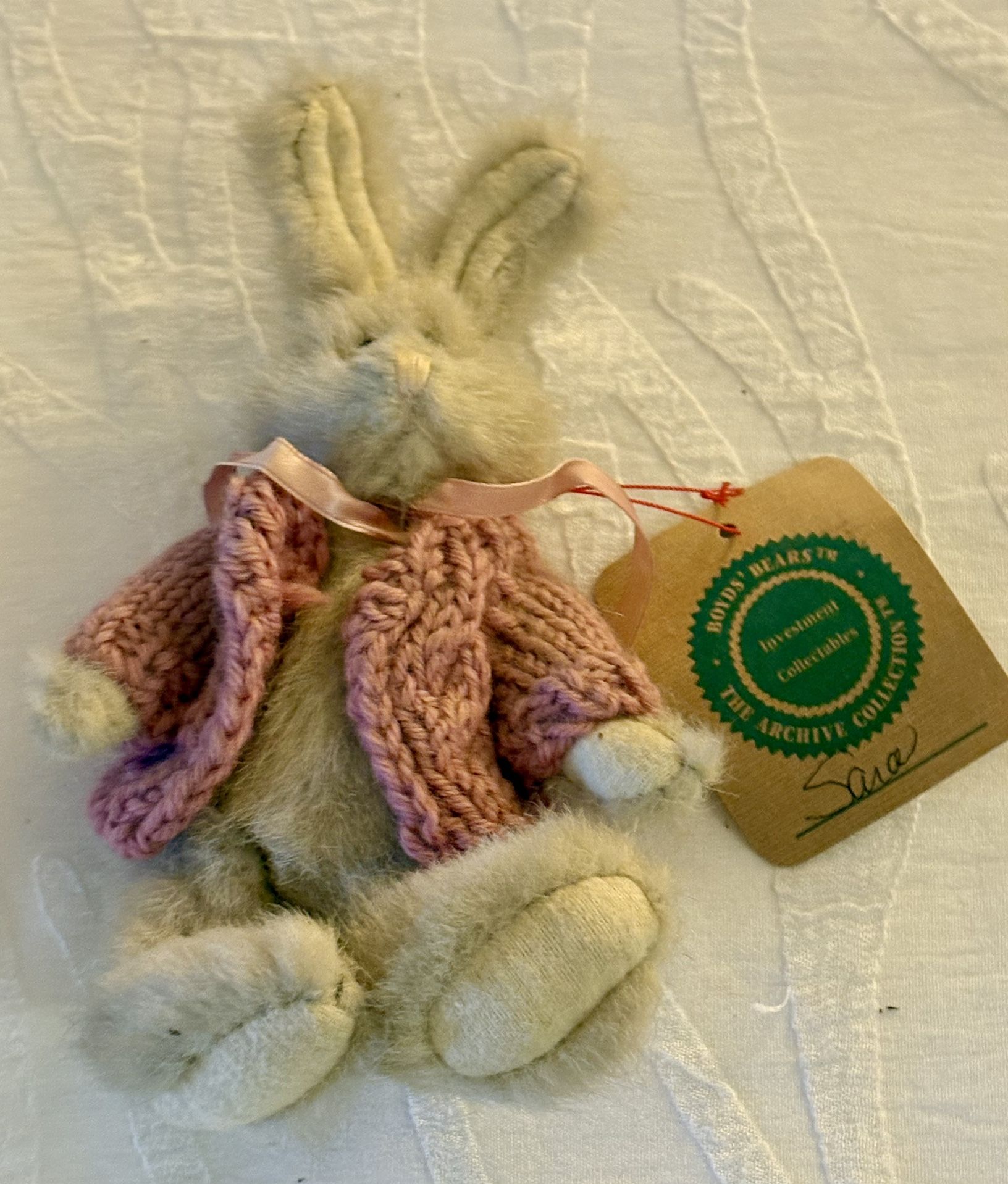 🐰 Vintage Boyd’s Bears Archive Collection Bunny “Sara”
