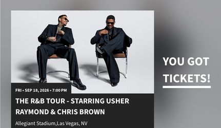Chris Brown and Usher Concert Tickets