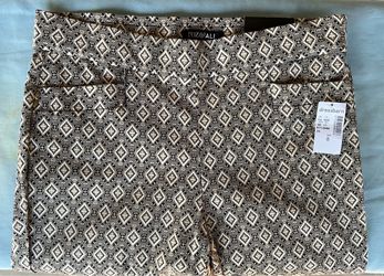 Dressbarn Patterned Ankle Pants