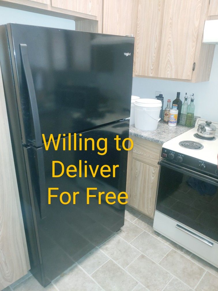 Whirlpool Refrigerator/Freezer 21 Cuft(dimensions:32" 1/2 W 30" D 65" 1/2 H