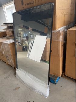 Mirror black frame
