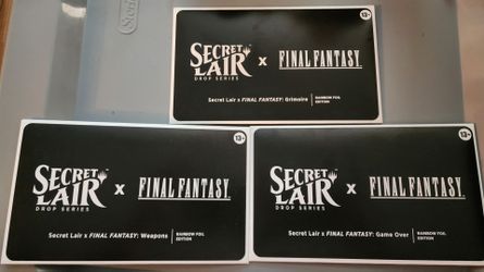 Secret lair x final fantasy drop series magic cards