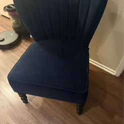Dark blue chair