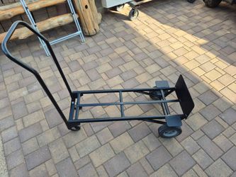 Convertible hand truck 2-in-1, platform truck heavy Duty dolly