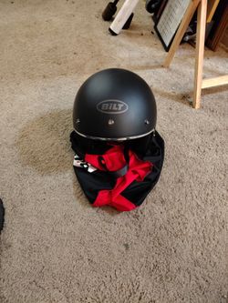 Bilt Vintage Jet Mat Blk Helmet
