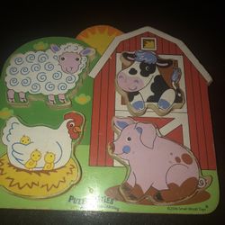 Puzzibilities 4 Piece  Farm Puzzle