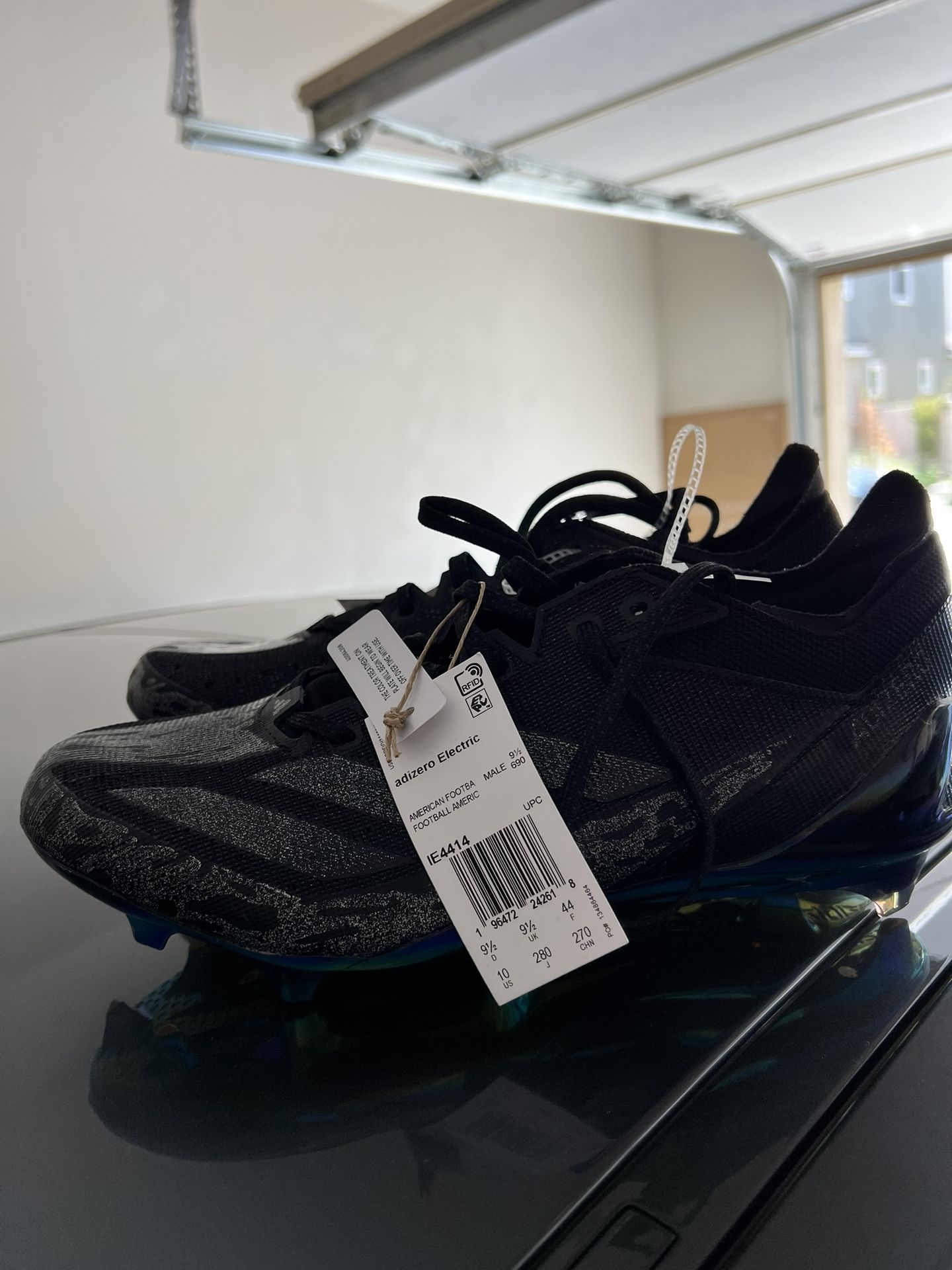 New Adidas Adizero Electric Speed Juice Black Football Cleats IE4414 Men’s US 10 And 9.5