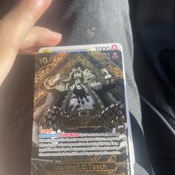 Black beard anniversary gold sp one piece TCG