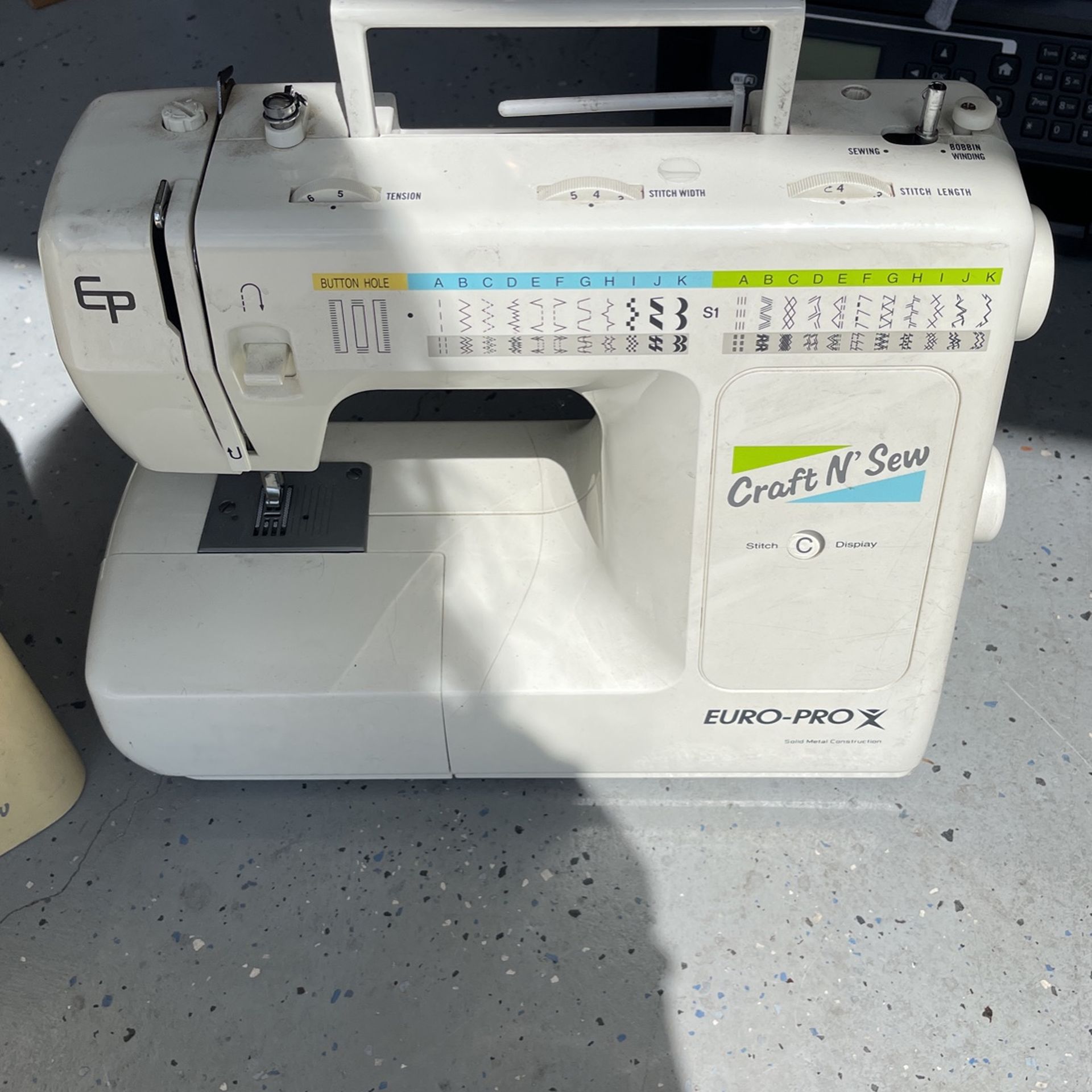 EuroPro Craft N Sew Machine