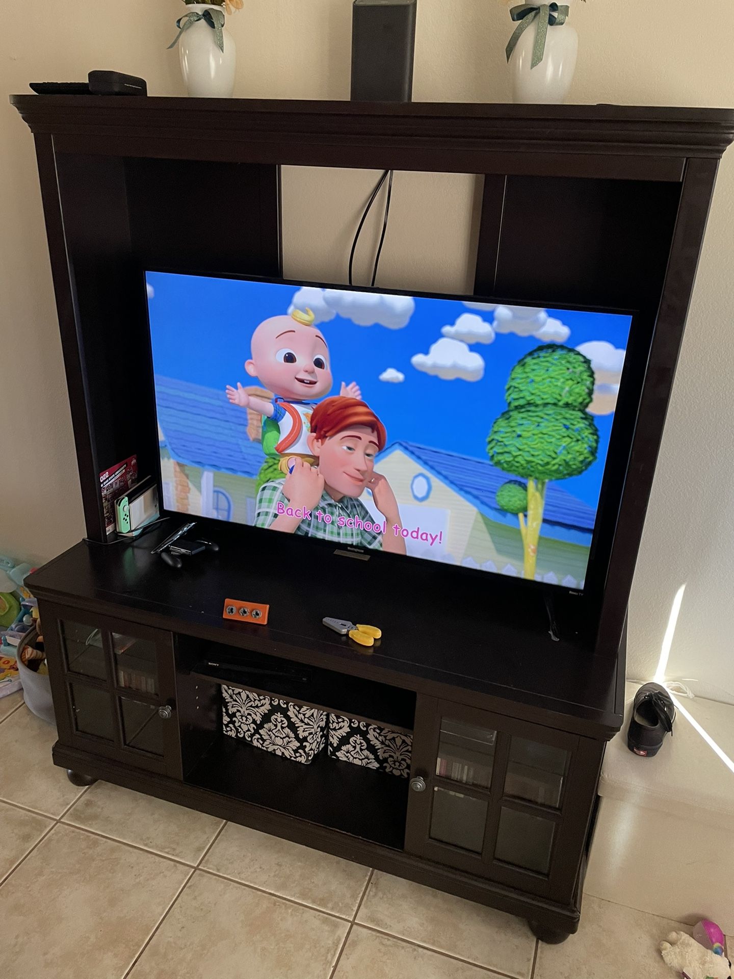 Dark Brown TV stand