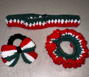 Crochet Hair scrunchie