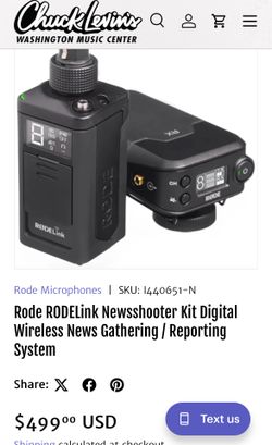 Rode Wireless Microphone (great for YouTube!)