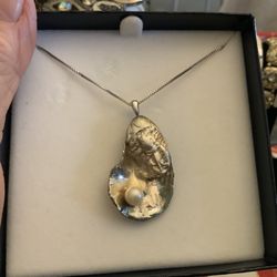 Sterling Oster /pearlNecklace