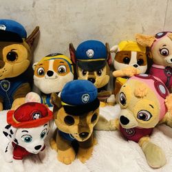 Paw Patrol Plushie Lot