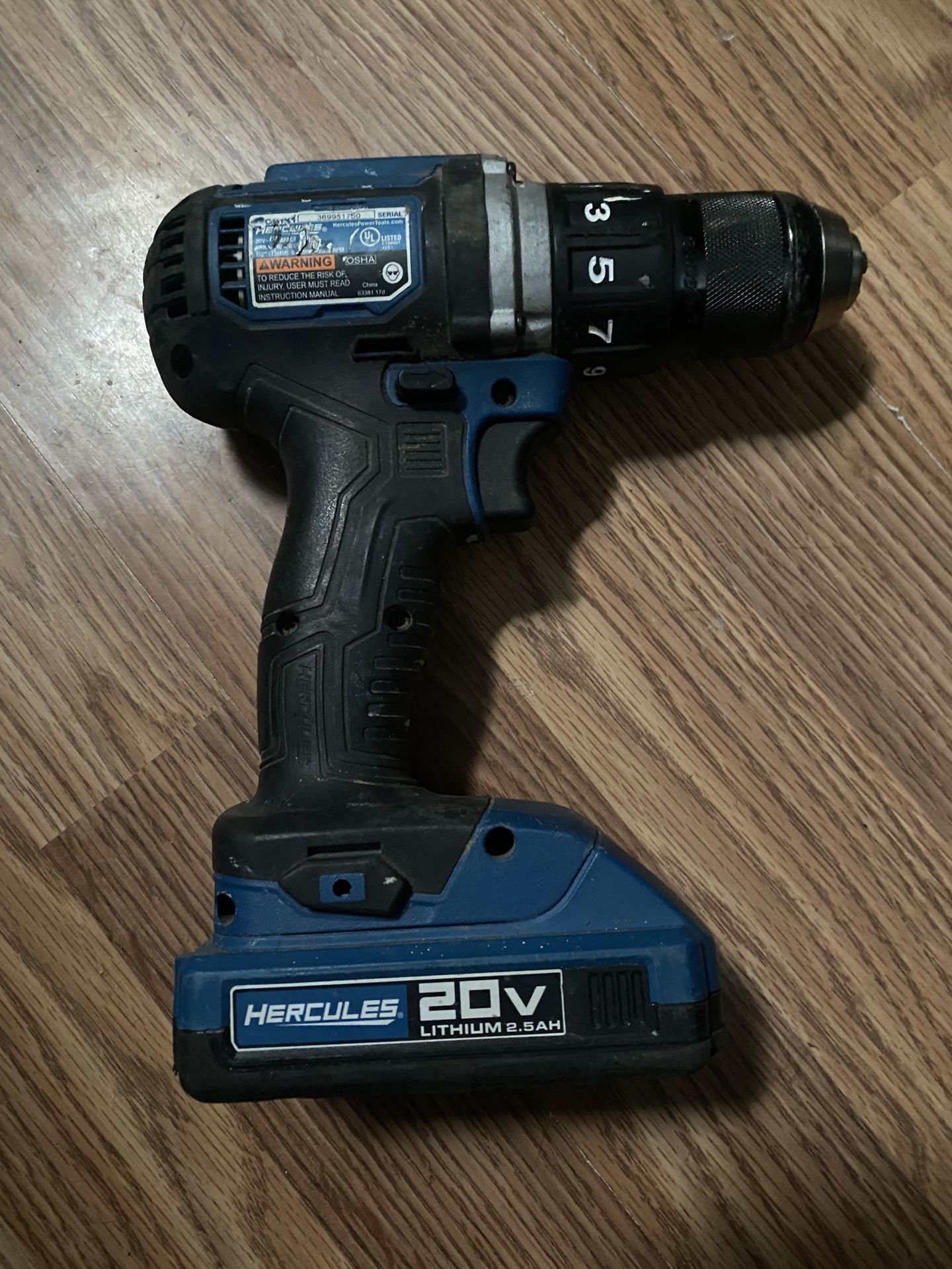 Hercules 20 V Drill