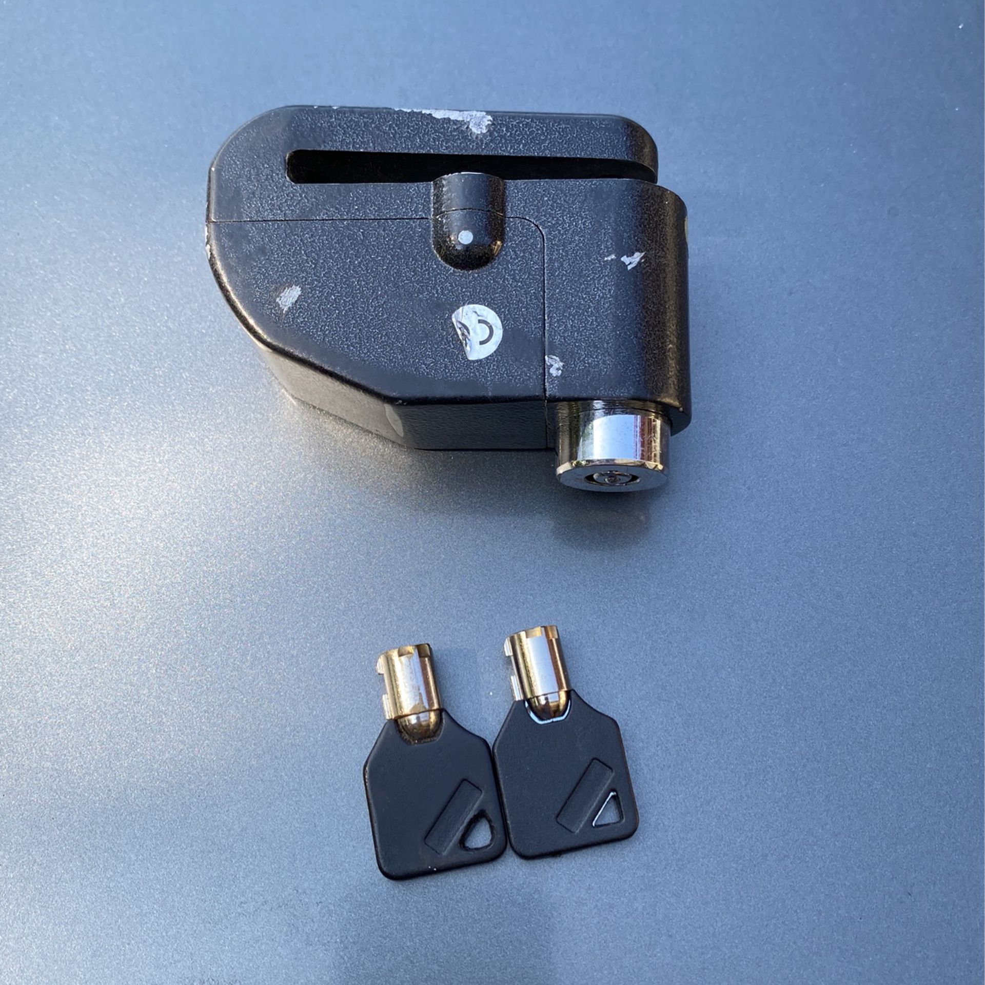Motorcycle Lock With Alarm