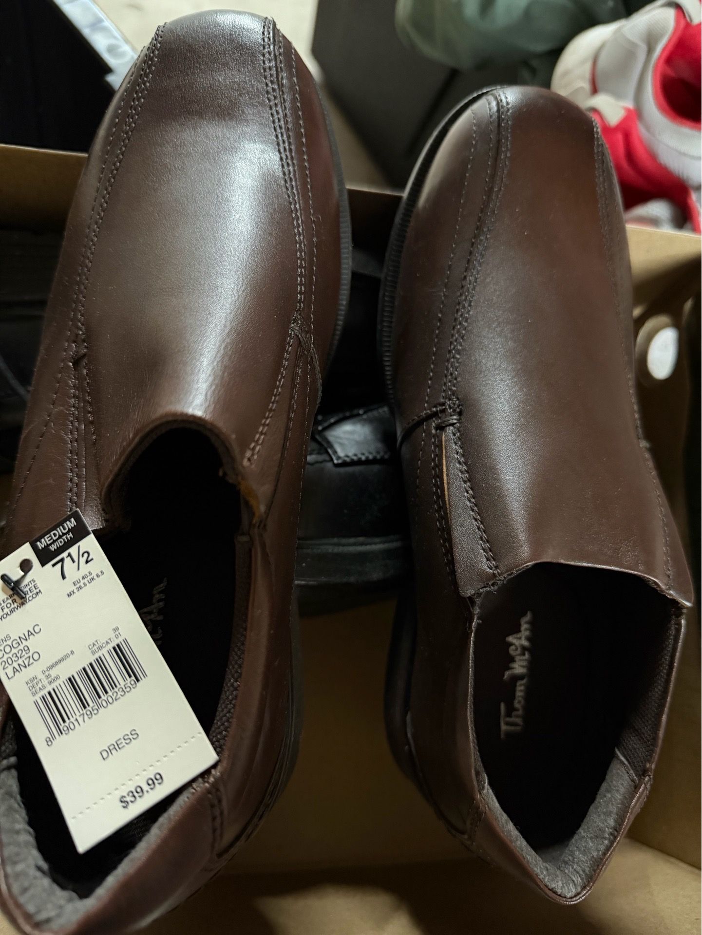 New Cognac 7.5 Men’s Dress Shoes