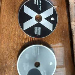 Vintage Mac OS X Discs