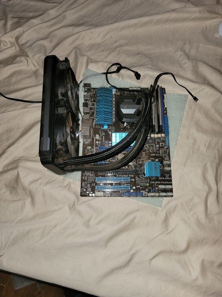 Amd Fx8350 + Motherboard  + RAM + H100i Cooler