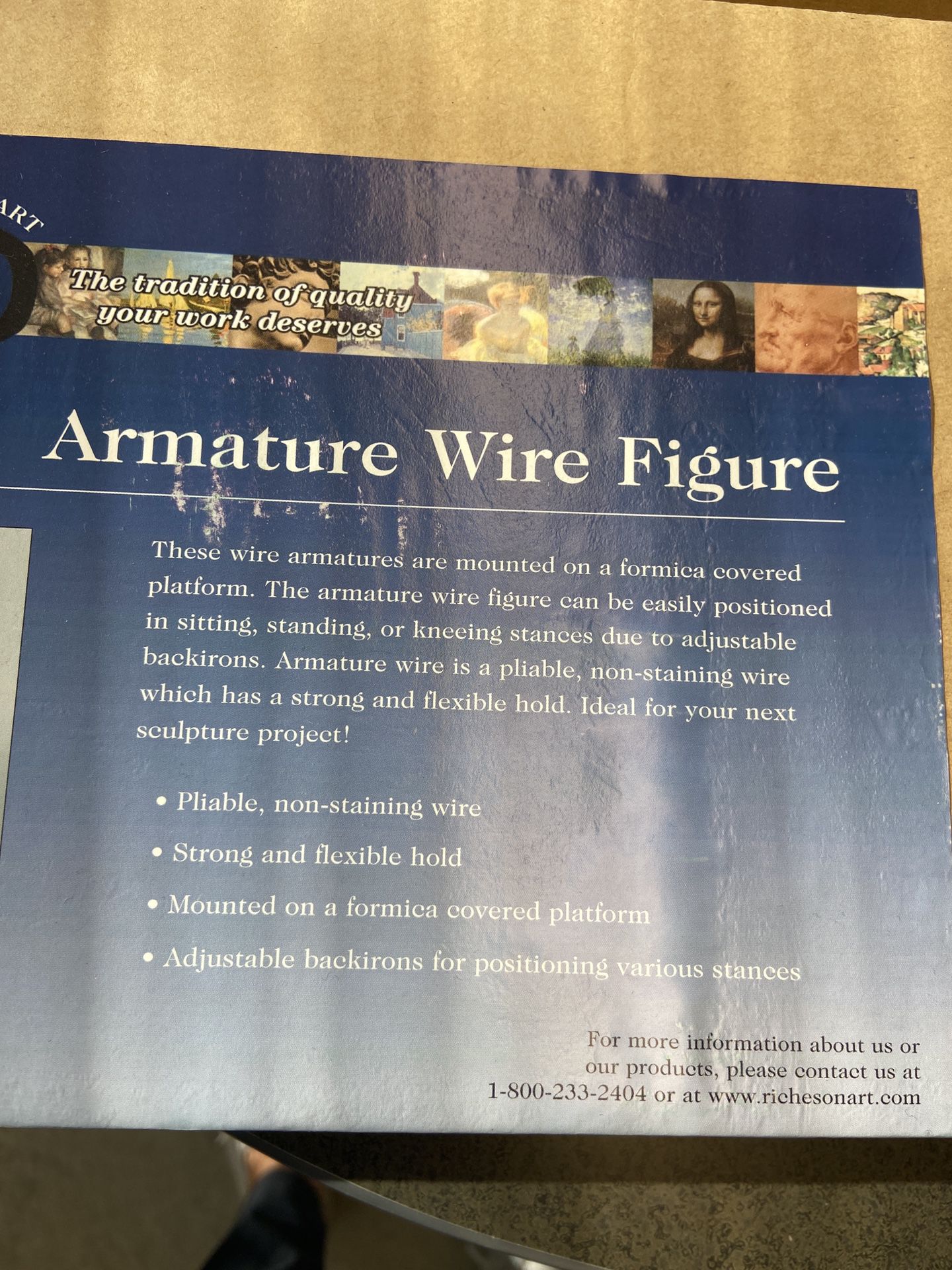 Armature Wire Figure For Sculpture