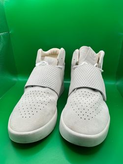 adidas Tubular Invader High Top Strap white Men's Sneakers BB5038 10 1/2