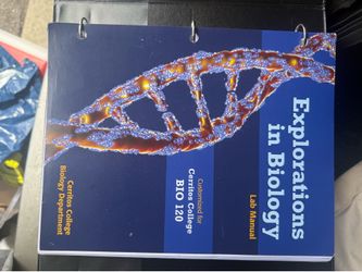 "Explorations in Biology" (Customized for Cerritos College BIO 120),