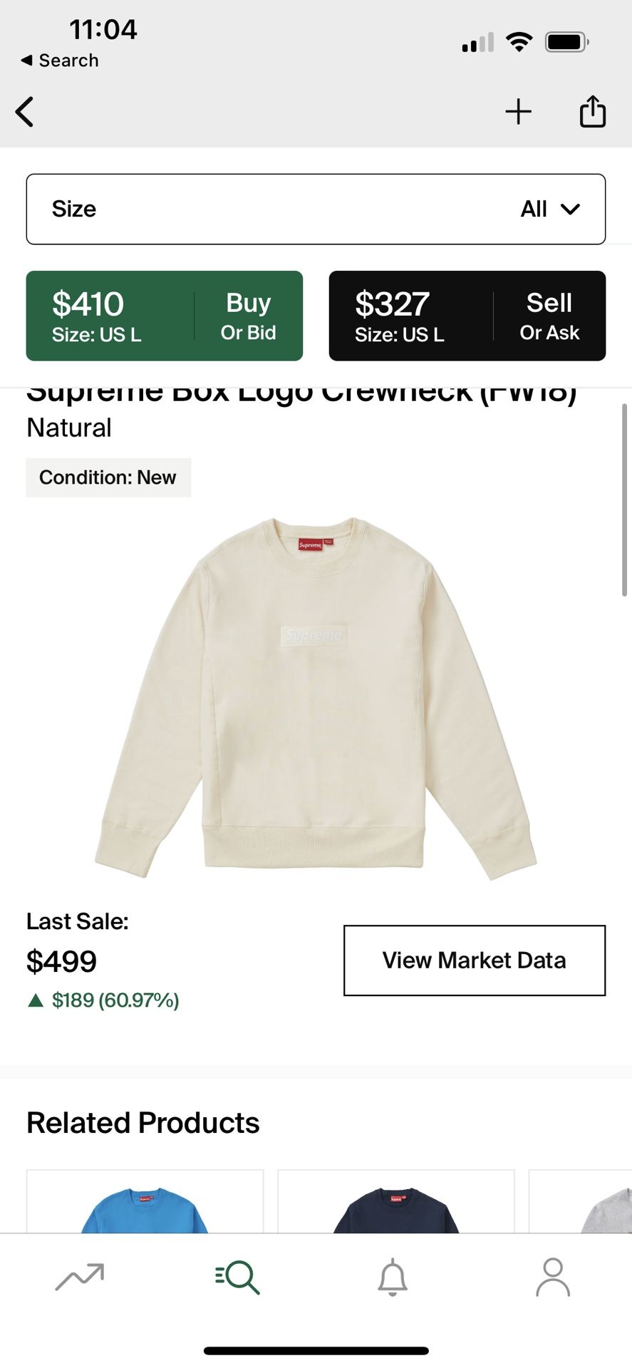 Supreme Box Logo Crewneck