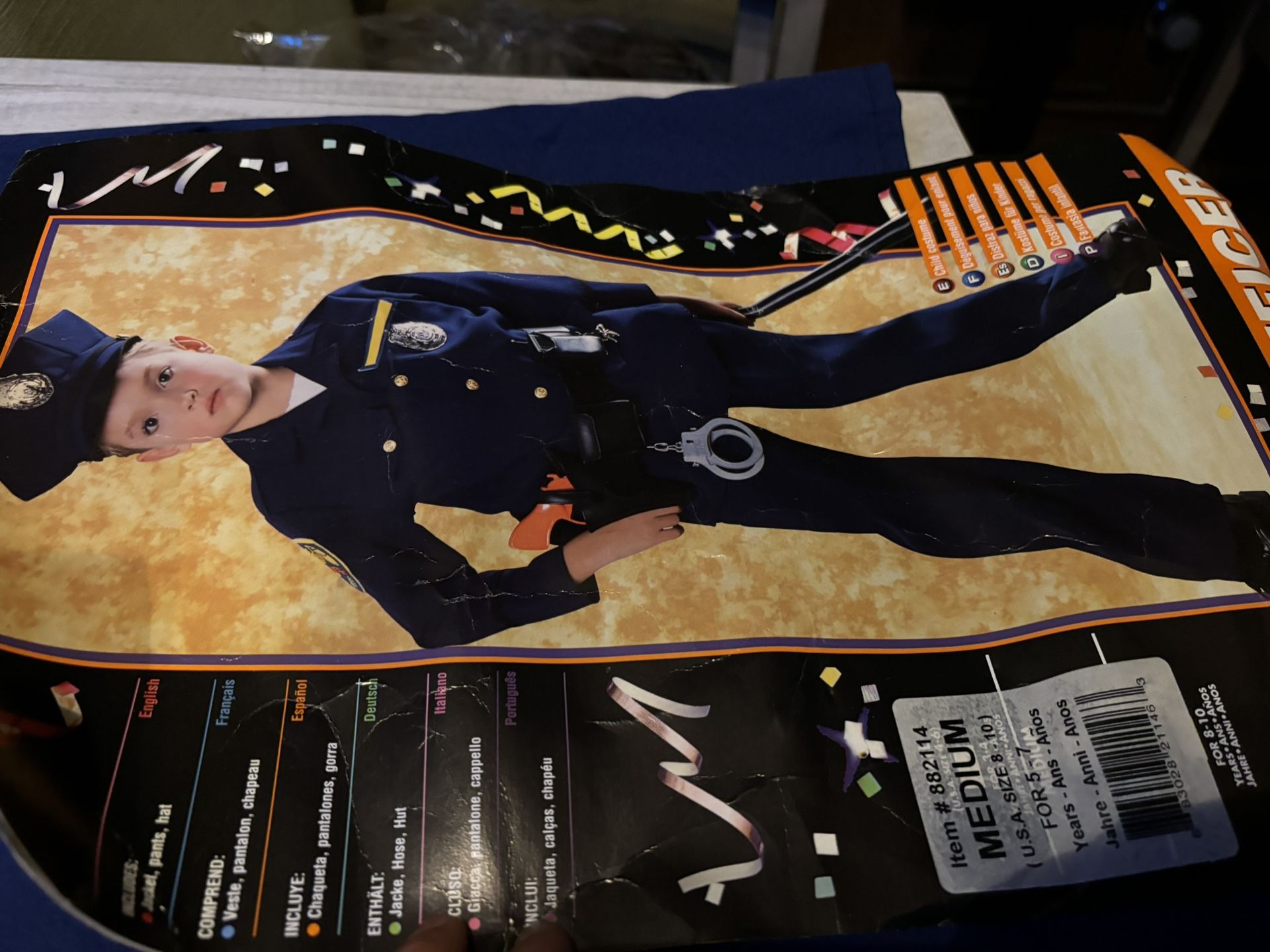 Kids Police Officer Costume