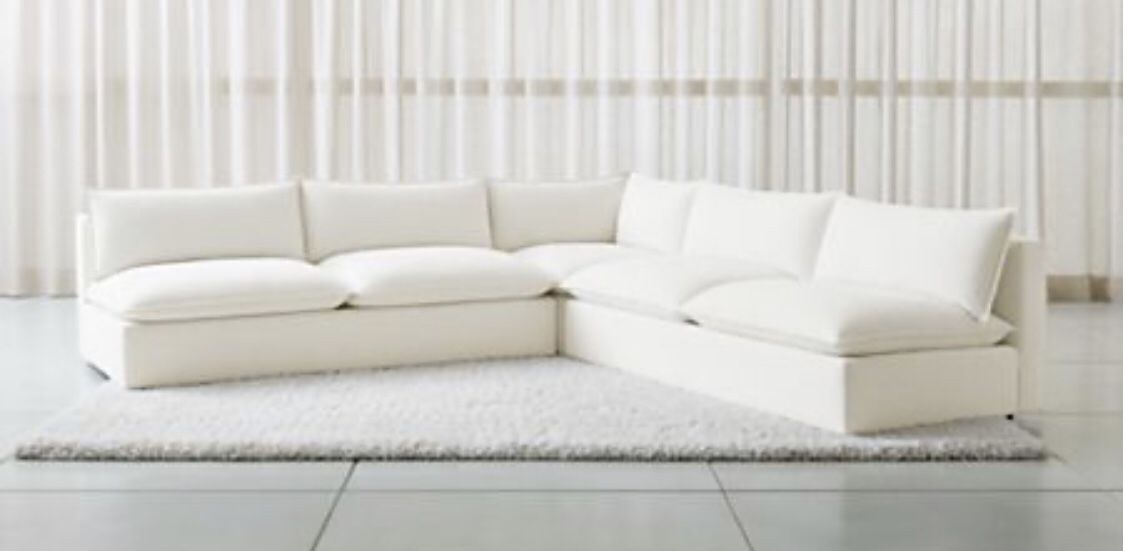 Crate and Barrel Lotus sectional sofa